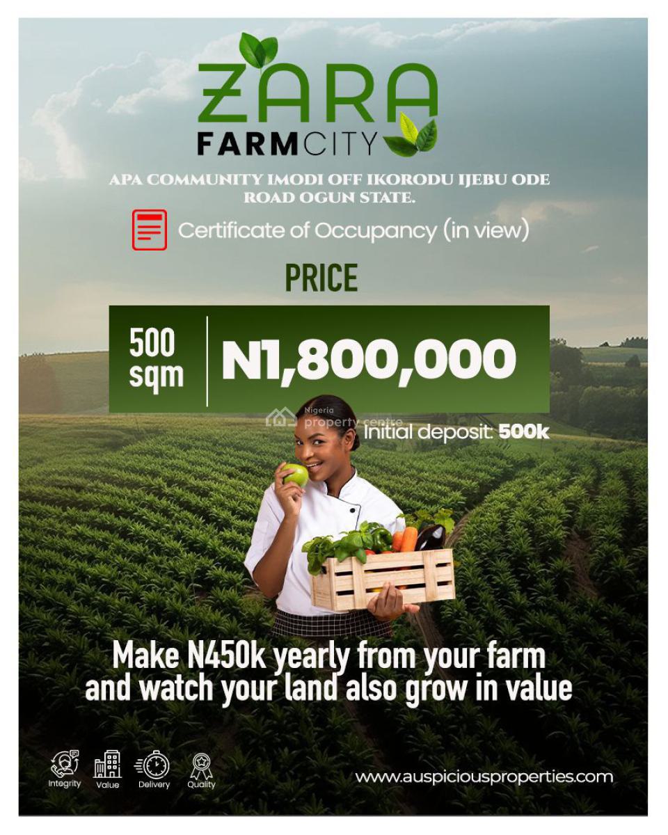 Land, Apa Egbede Community, Imodi Ijasi, Ikorodu/, Ijebu Ode, Ogun, Mixed-use Land for Sale