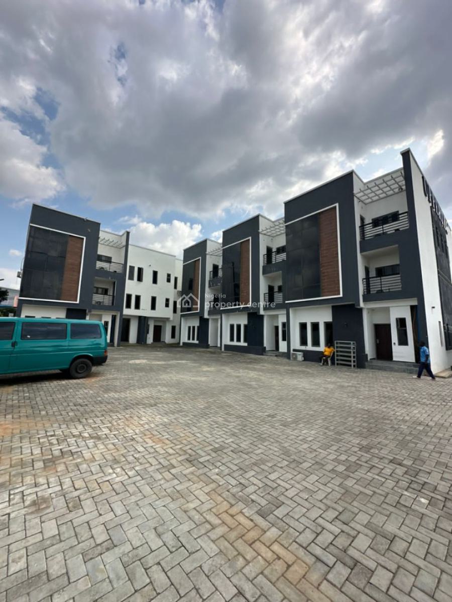 Massive 4 Bedroom Terrace Duplex with 1 Room Bq, Wuye, Abuja, Terraced Duplex for Sale