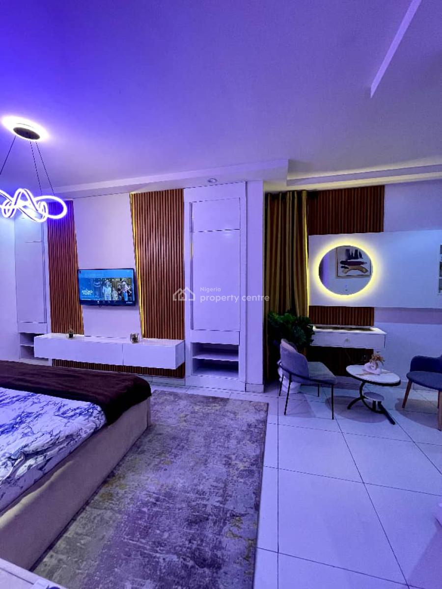 Tastefully Furnished 1 Bedroom Apartment with 24/7 Power, Inverter,gym, Off Freedom Way, Lekki Phase 1, Lekki, Lagos, Mini Flat (room and Parlour) for Rent