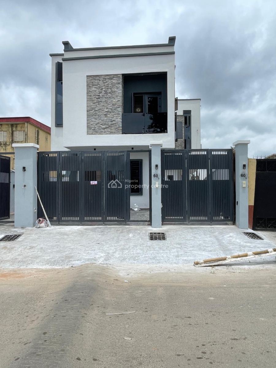 Magnificent Built 4 Bedroom Detached Plus Bq, C of O, Surulere, Lagos, Detached Duplex for Sale