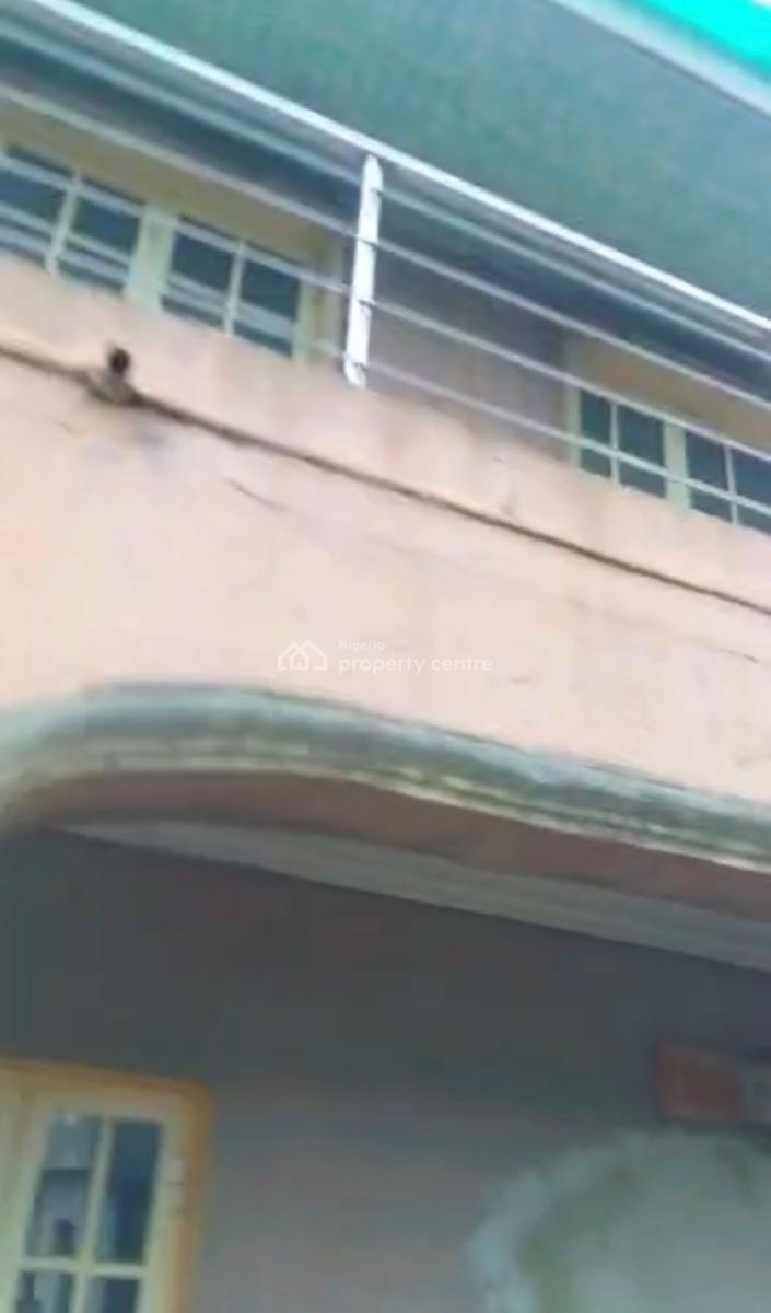 The Building Consist of 4 Bedroom Flat Upstairs, and 2 Sets of 2 Bed, Off Falolu Road, Surulere, Lagos, Block of Flats for Sale