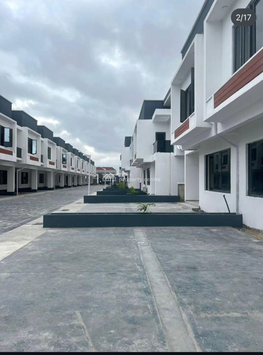 4 Bedroom Terrace with a Room Bq in an Access Control and Beautiful Estate, Platinum Way, Ikate, Lekki, Lagos, Terraced Duplex for Sale