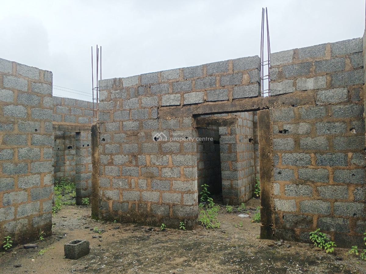 Nicely Done 4 Bedroom Carcass, After Rainbow Estate, Lugbe District, Abuja, Detached Duplex for Sale