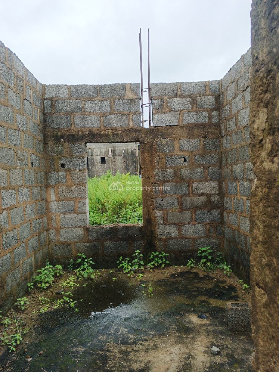 Nicely Done 4 Bedroom Carcass, After Rainbow Estate, Lugbe District, Abuja, Detached Duplex for Sale