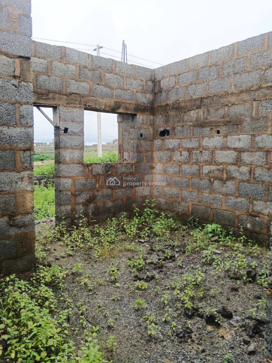 Nicely Done 4 Bedroom Carcass, After Rainbow Estate, Lugbe District, Abuja, Detached Duplex for Sale