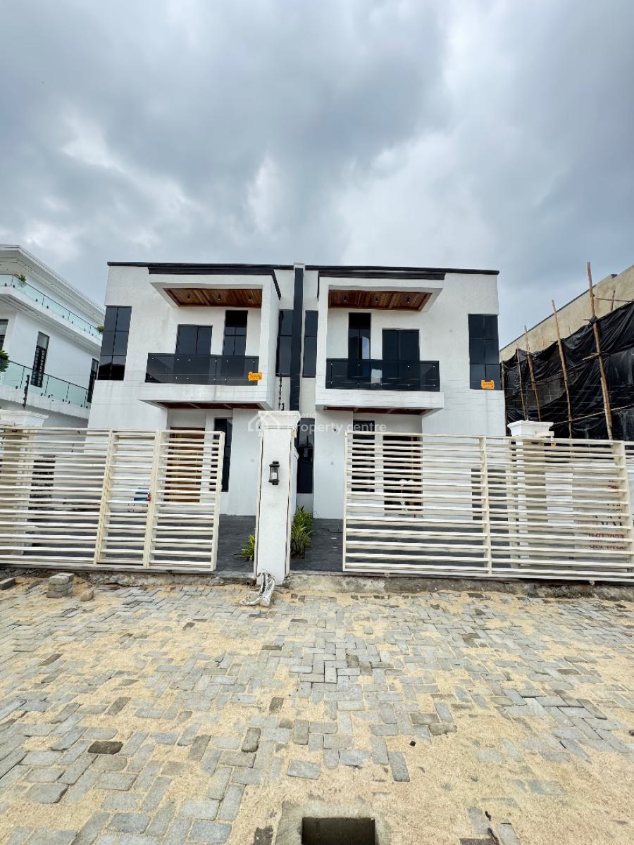 Beautiful 4 Bedroom Semi Detached Duplex, Chevron, Lekki, Lagos, Semi-detached Duplex for Sale