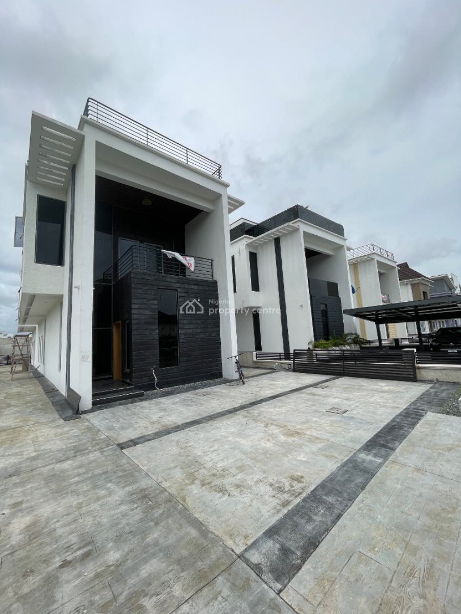 Beautiful 5 Bedroom Fully Detached Duplex with Cinema & Swimming Pool, Victory Park, Osapa, Lekki, Lagos, Detached Duplex for Sale