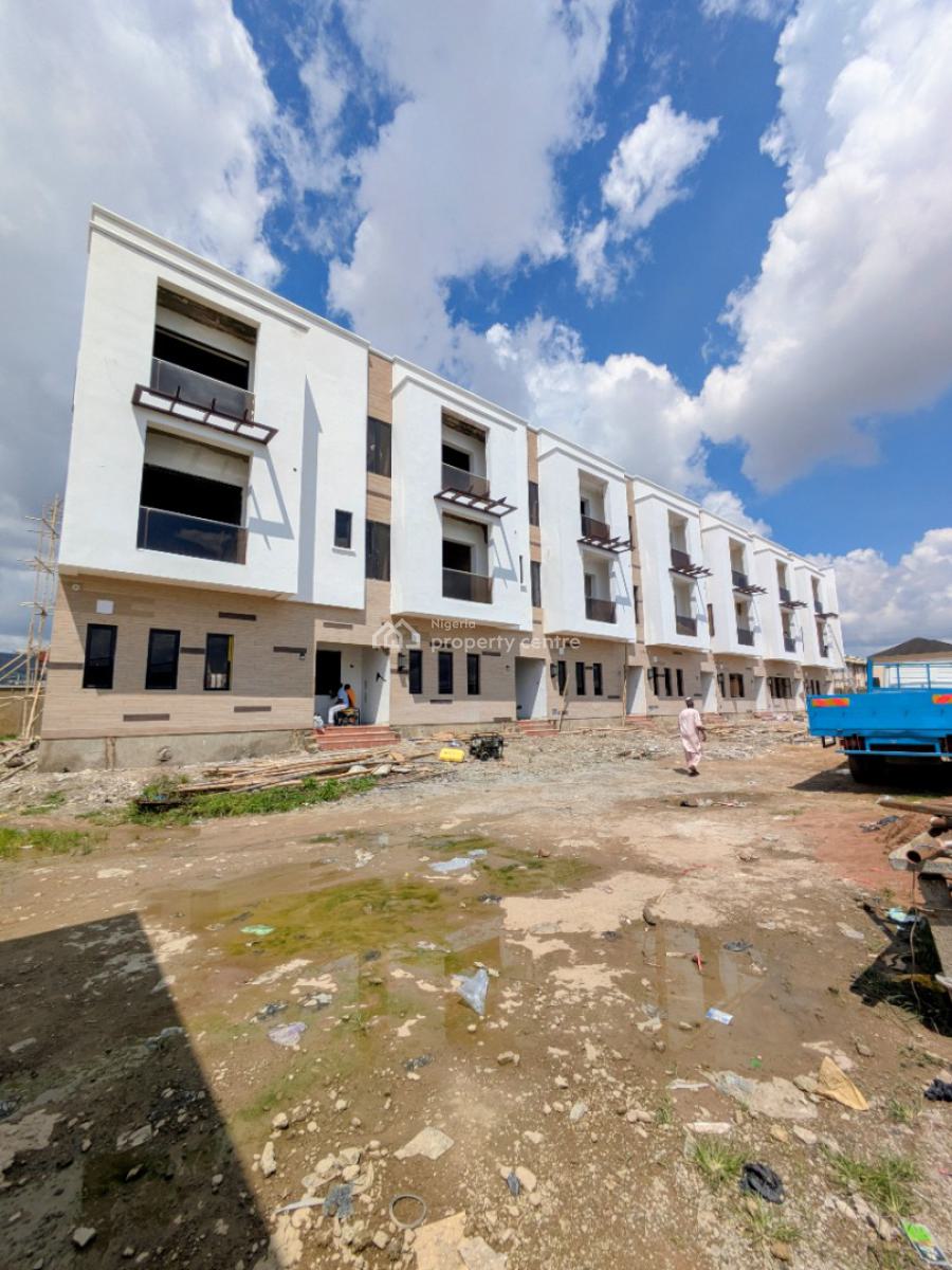 Newly Built 4 Bedroom Terrace Duplex with Bq, Jahi, Abuja, Terraced Duplex for Sale