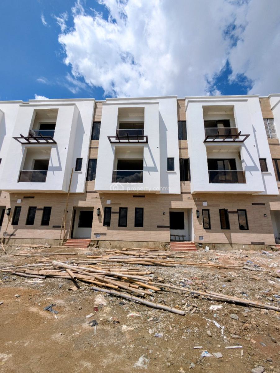 Newly Built 4 Bedroom Terrace Duplex with Bq, Jahi, Abuja, Terraced Duplex for Sale