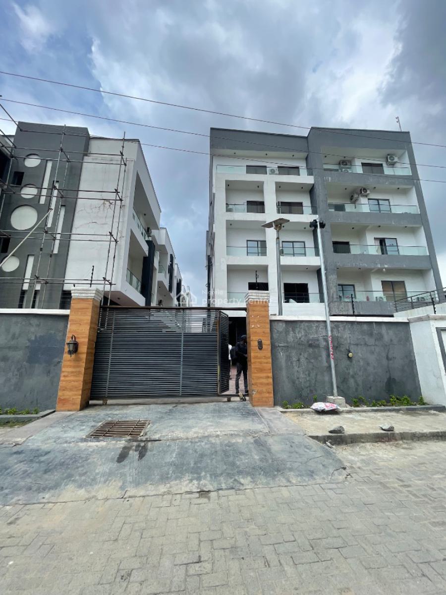 2 Bedroom Flat Fully Service with 24 Hrs Light, Ikate Flood Free Zone and Gated Area, Lekki Phase 1, Lekki, Lagos, Flat / Apartment for Rent