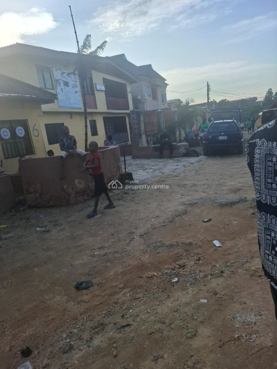 2 Plots of Dry Land Comprising of a Duplex + a Block of 4 Flats & Open, Ebuolu Close Kosofe Ketu, Lagos, Kosofe, Lagos, Block of Flats for Sale