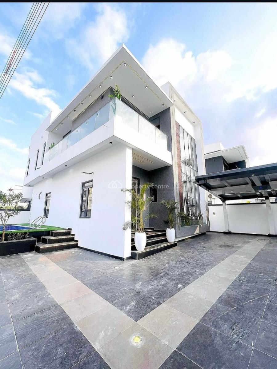 5 Bed Fully Detached Luxury Home with Swimming Pool and Bq, Ajah Lekki, Ajah, Lagos, Detached Duplex for Sale