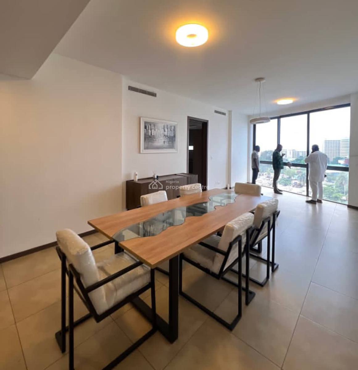 Fully Service & Furnished 4 Bedroom Apartment with Bq Fitted Kitchen, Victoria Island (vi), Lagos, Flat / Apartment for Rent