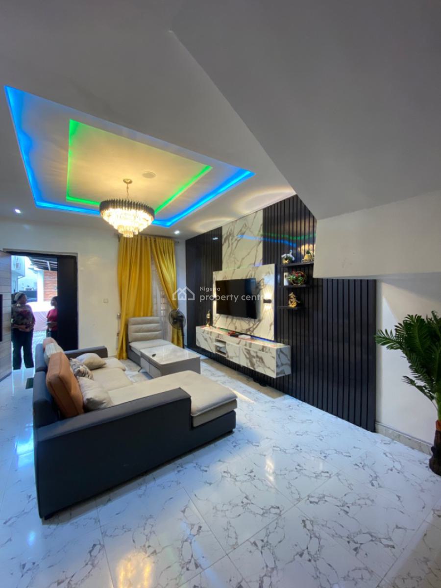Furnished 4 Bedroom Semi Detached Duplex with Bq, Orchid, Ikota, Lekki, Lagos, Semi-detached Duplex for Rent