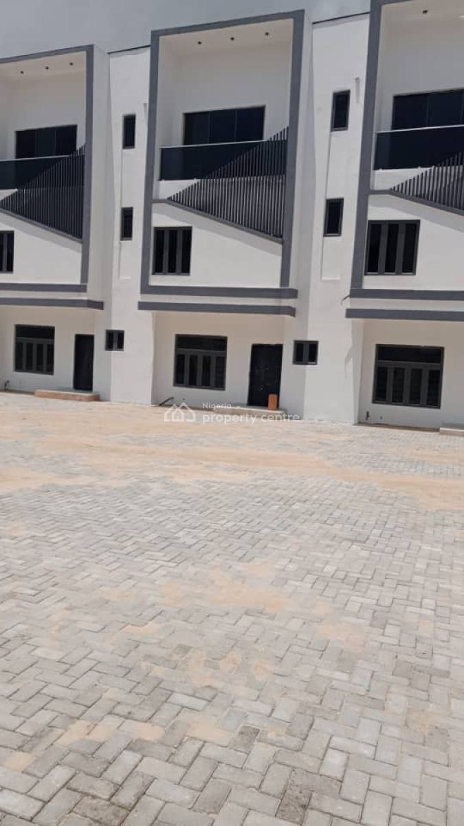 Luxury 4bedroom Terrace House with Bq at Atlantic View Estate, Jeff Vwede Street, Alpha Beach Road, Atlantic View Estate, Igbo Efon, Lekki, Lagos, Terraced Duplex for Rent