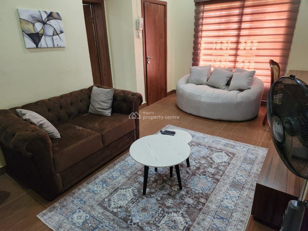 Luxury Fully Furnished 1bedroom Flat with 2 Toilets  on The 2nd Floor*, Inside Estate, Wuye, Abuja, Mini Flat (room and Parlour) for Rent