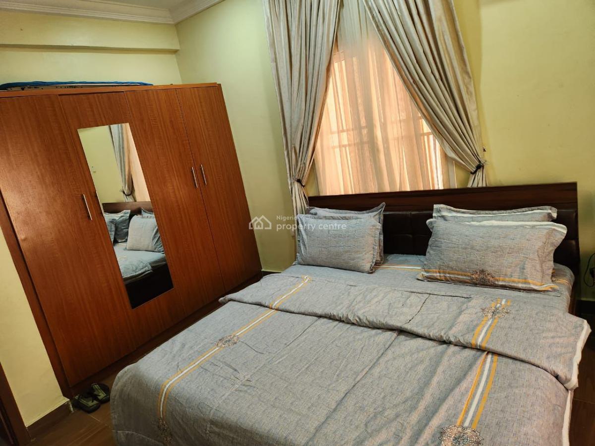 Luxury Fully Furnished 1bedroom Flat with 2 Toilets  on The 2nd Floor*, Inside Estate, Wuye, Abuja, Mini Flat (room and Parlour) for Rent