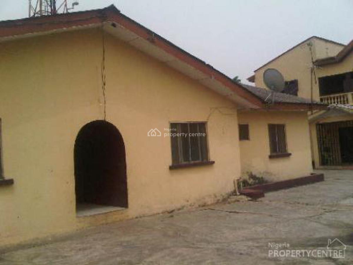 Multi Duplex (3 Flats) + Bungalow with 3 Flats Almost 2 Plots Land, 25 Adenle Road, Gowon Estate., Egbeda, Alimosho, Lagos, Detached Duplex for Sale