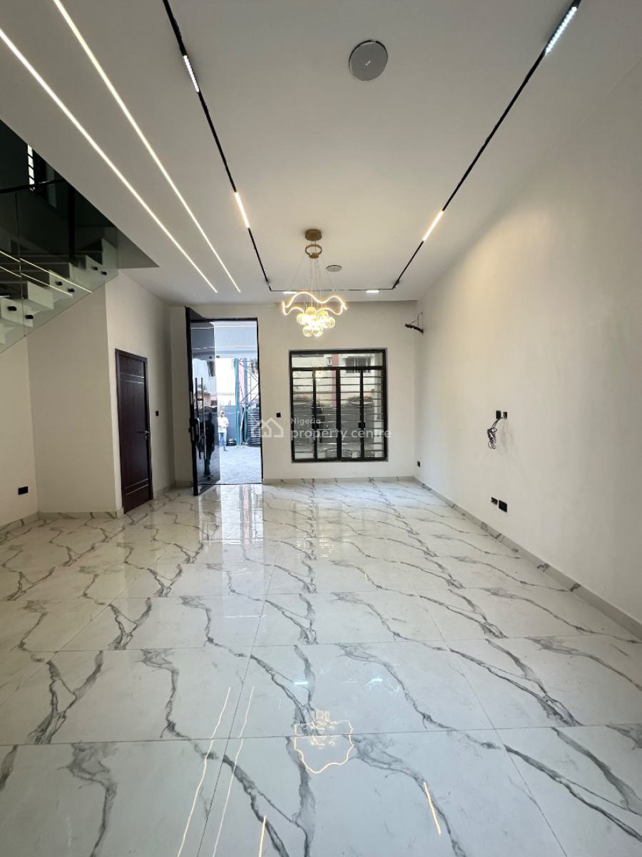 Neatly Built 4 Bedroom Terrace Duplex with Bq & Pool, Osapa, Lekki, Lagos, Terraced Duplex for Sale