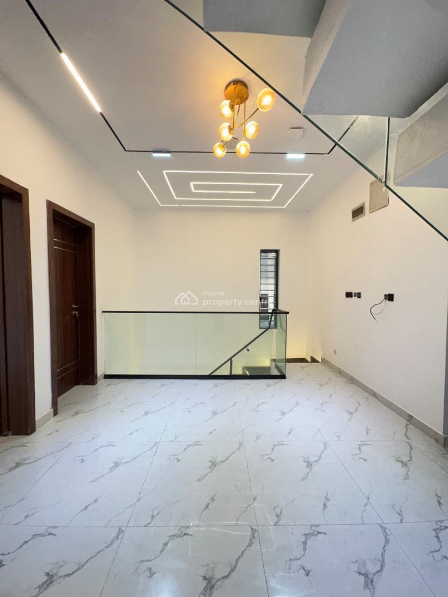 Neatly Built 4 Bedroom Terrace Duplex with Bq & Pool, Osapa, Lekki, Lagos, Terraced Duplex for Sale