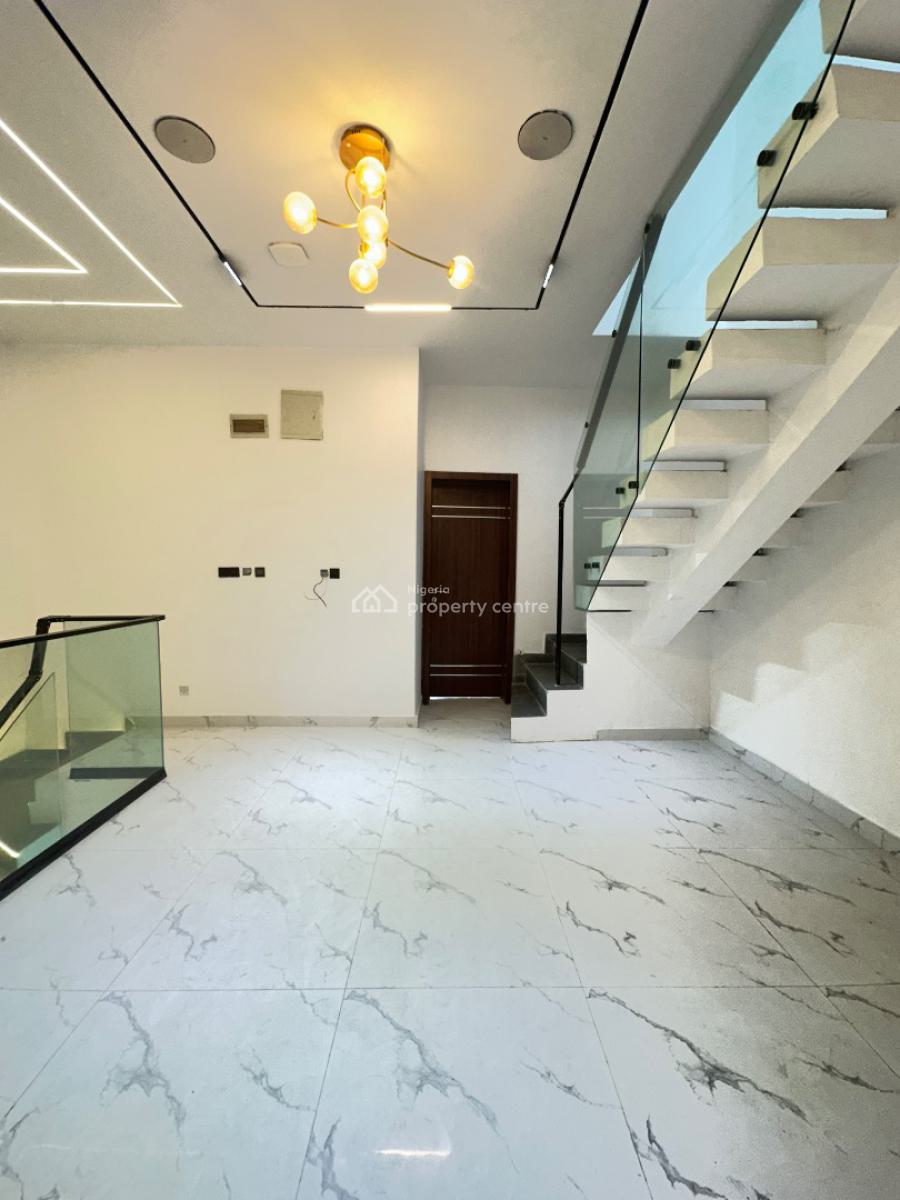 Neatly Built 4 Bedroom Terrace Duplex with Bq & Pool, Osapa, Lekki, Lagos, Terraced Duplex for Sale