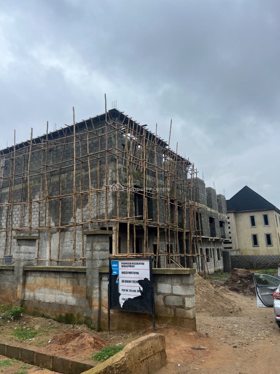 Luxury 5 Bedroom Terrace with Bq, Lifecamp, Life Camp, Abuja, Terraced Duplex for Sale