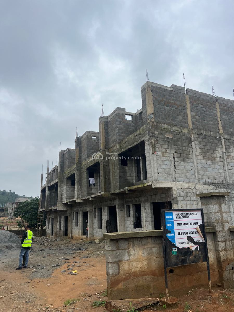 Luxury 5 Bedroom Terrace with Bq, Lifecamp, Life Camp, Abuja, Terraced Duplex for Sale