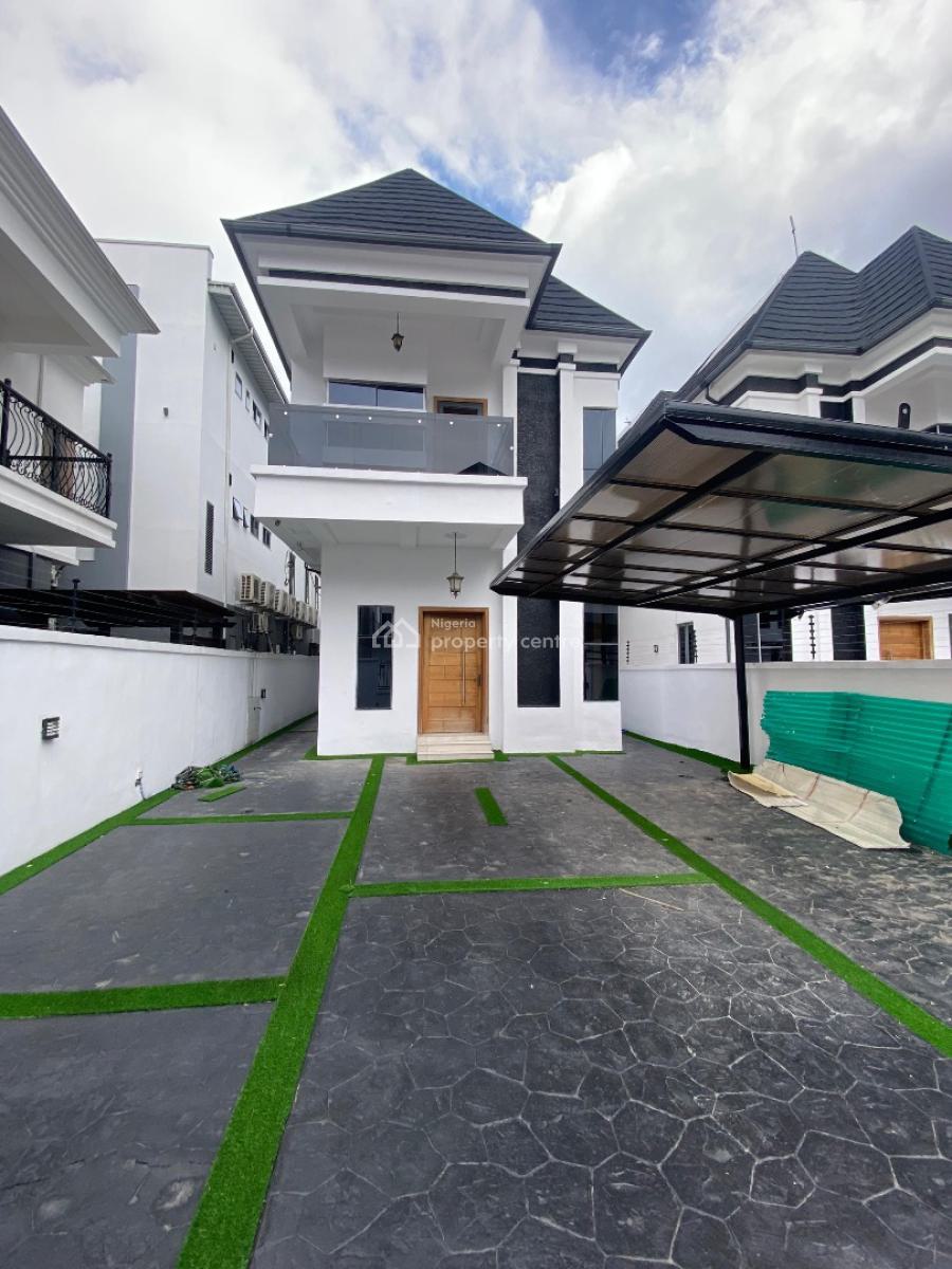 Lovely 5 Bed Duplex in a Gated Estate, Chevron, Lekki, Lagos, Detached Duplex for Sale