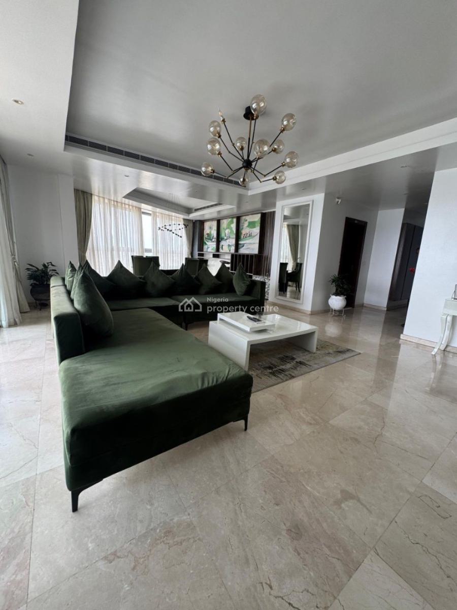 3 Bedroom Furnished Penthouse, Eko Pearl Towers, Victoria Island, Eko Atlantic City, Lagos, Flat / Apartment for Rent
