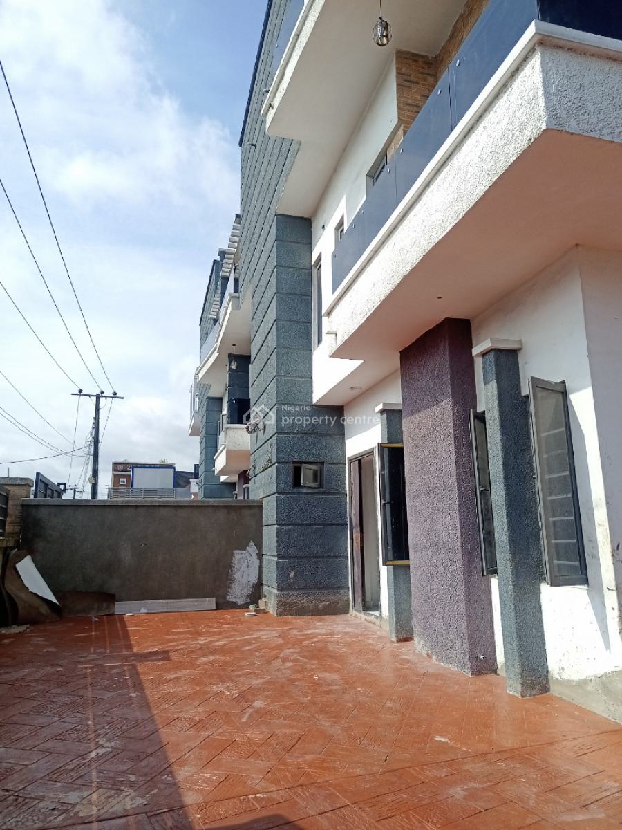 Newly Built 4 Bedroom Duplex with a Room Boys Quarter, Ago Palace, Isolo, Lagos, Semi-detached Duplex for Sale