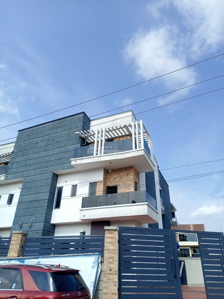 Newly Built 4 Bedroom Duplex with a Room Boys Quarter, Ago Palace, Isolo, Lagos, Semi-detached Duplex for Sale