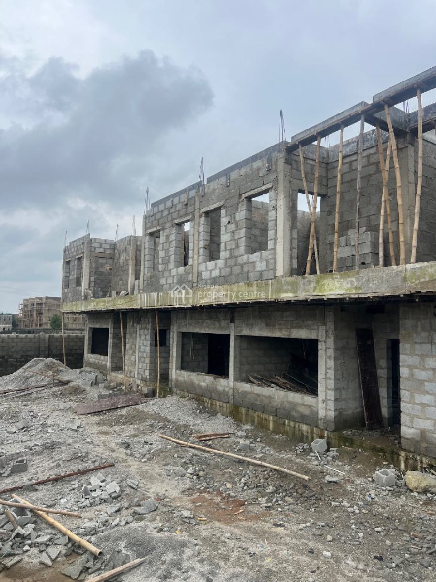 Luxury 4 Bedroom Terrace with Bq, Dakibiyu, Dakibiyu, Abuja, Terraced Duplex for Sale
