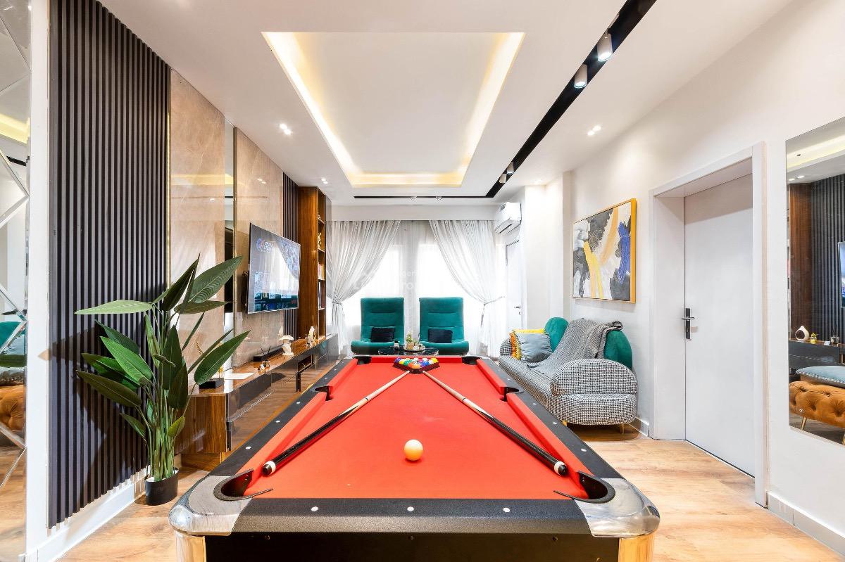 Cozy 2 Bedrooms Apartment with Snooker Board, Nova Base Apartments, Admiralty Way, Lekki Phase 1, Lekki, Lagos, Flat / Apartment Short Let