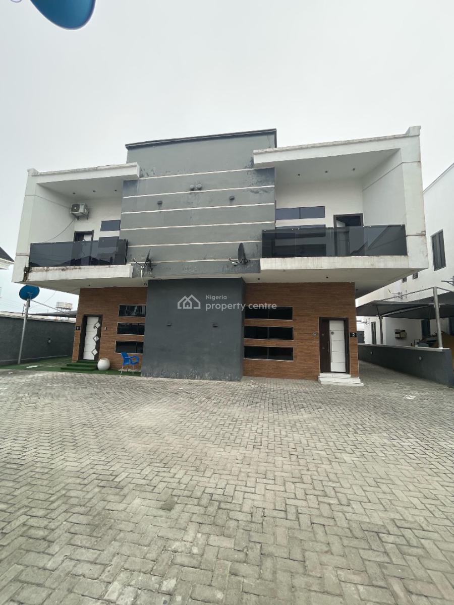 Spacious 4 Bedroom Semi Detached Duplex with Bq in a Well Secured Estate, Orchid, Lekki, Lagos, Semi-detached Duplex for Sale