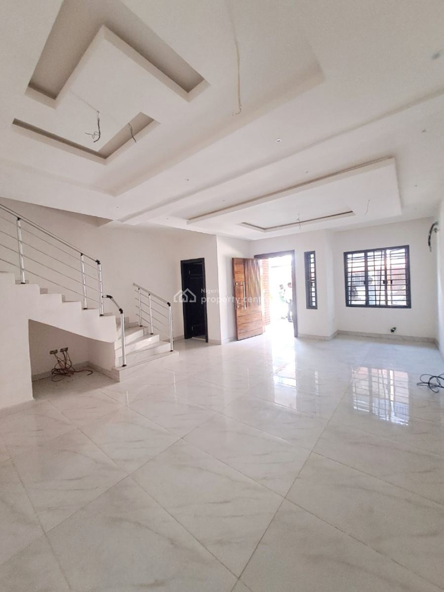 Newly Built 4 Bedroom Terrace with Bq, Pool, Gym House & Lounge, Ikate, Lekki, Lagos, Terraced Duplex for Sale
