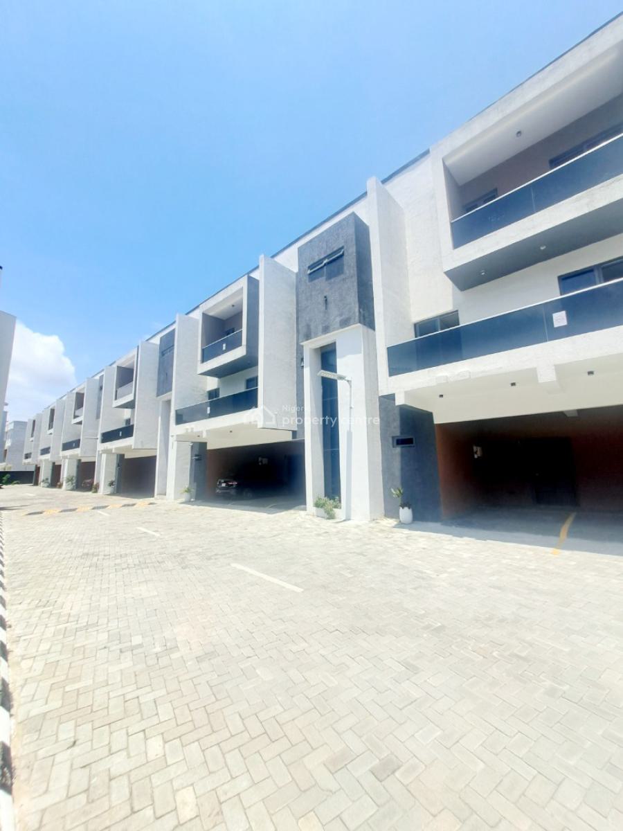 Newly Built 4 Bedroom Terrace Duplex with Bq, Pool & Gym House, Ikate, Lekki, Lagos, Terraced Duplex for Rent