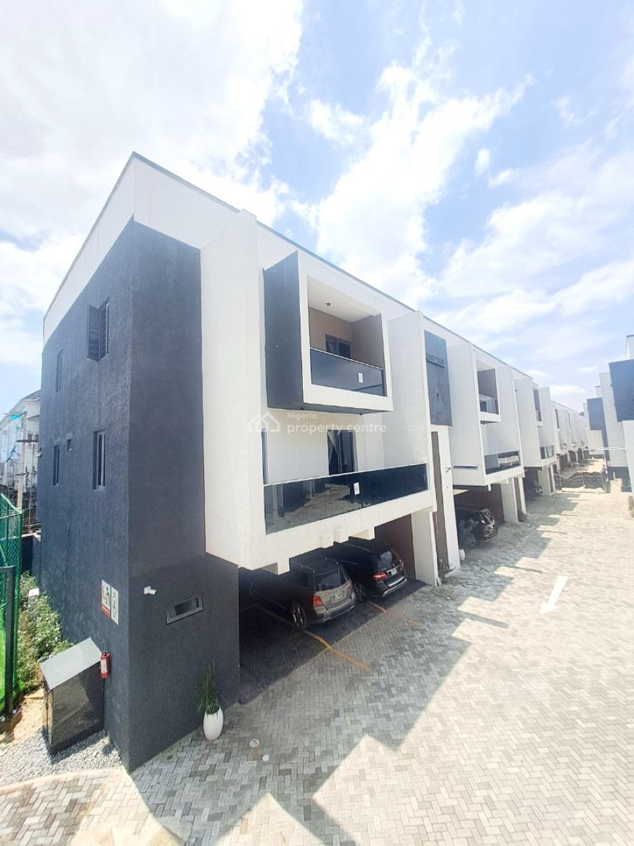 Newly Built 4 Bedroom Terrace Duplex with Bq, Pool & Gym House, Ikate, Lekki, Lagos, Terraced Duplex for Rent