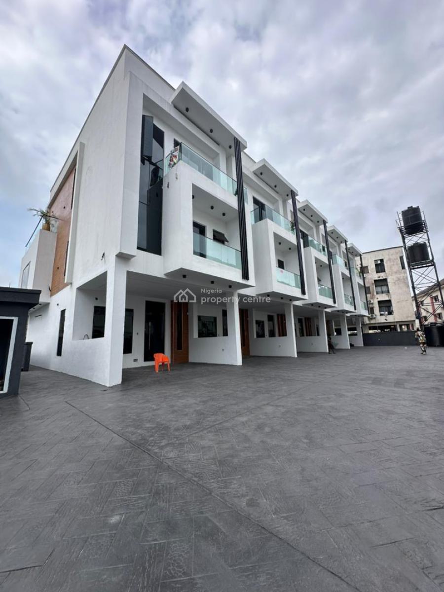 4 Bedroom Terrace Duplex with Bq, Osapa, Lekki, Lagos, Terraced Duplex for Sale
