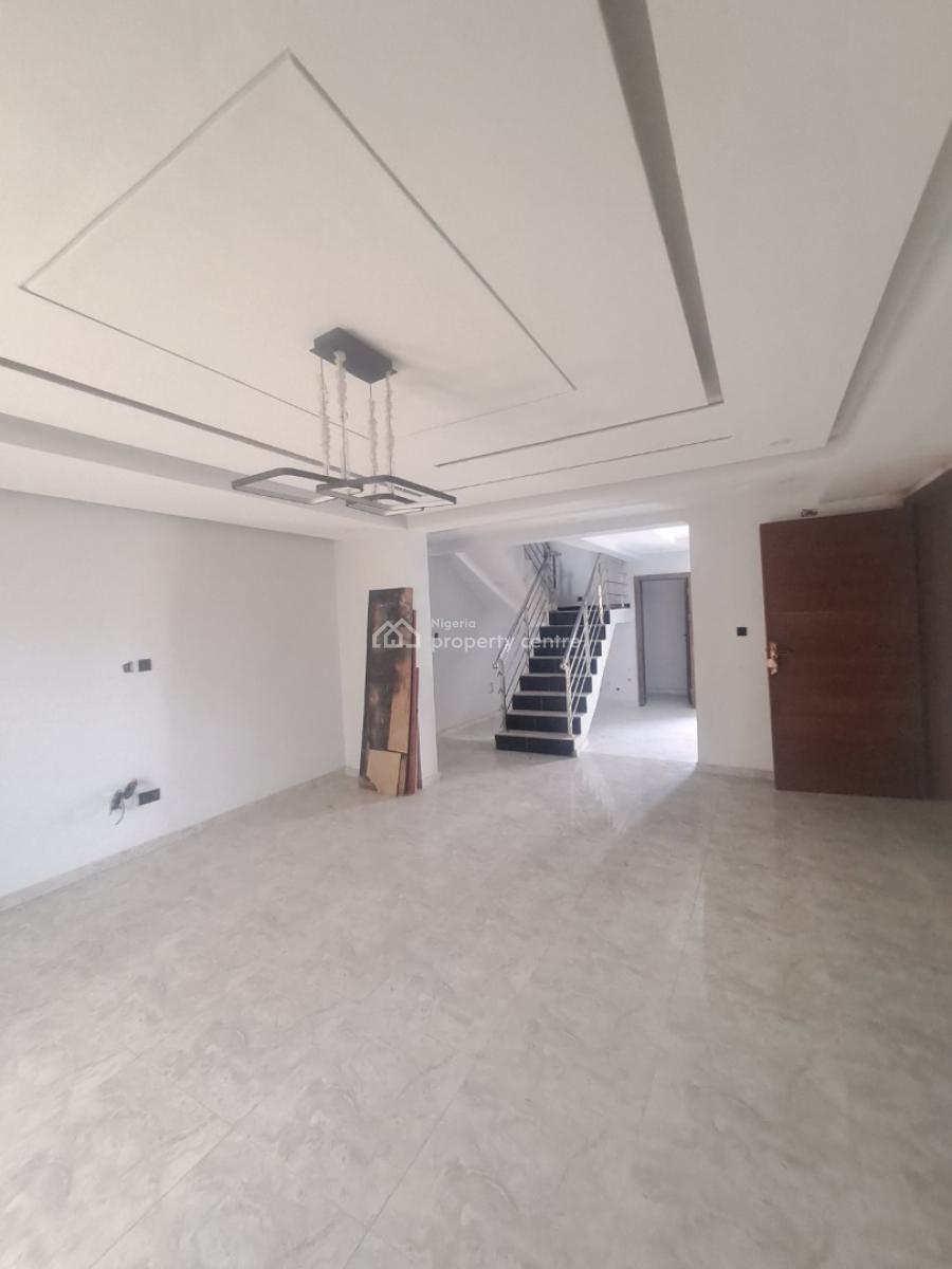Newly Built 4 Bedroom Terrace with Bq in a Gated Estate, Ikate, Lekki, Lagos, Terraced Duplex for Rent