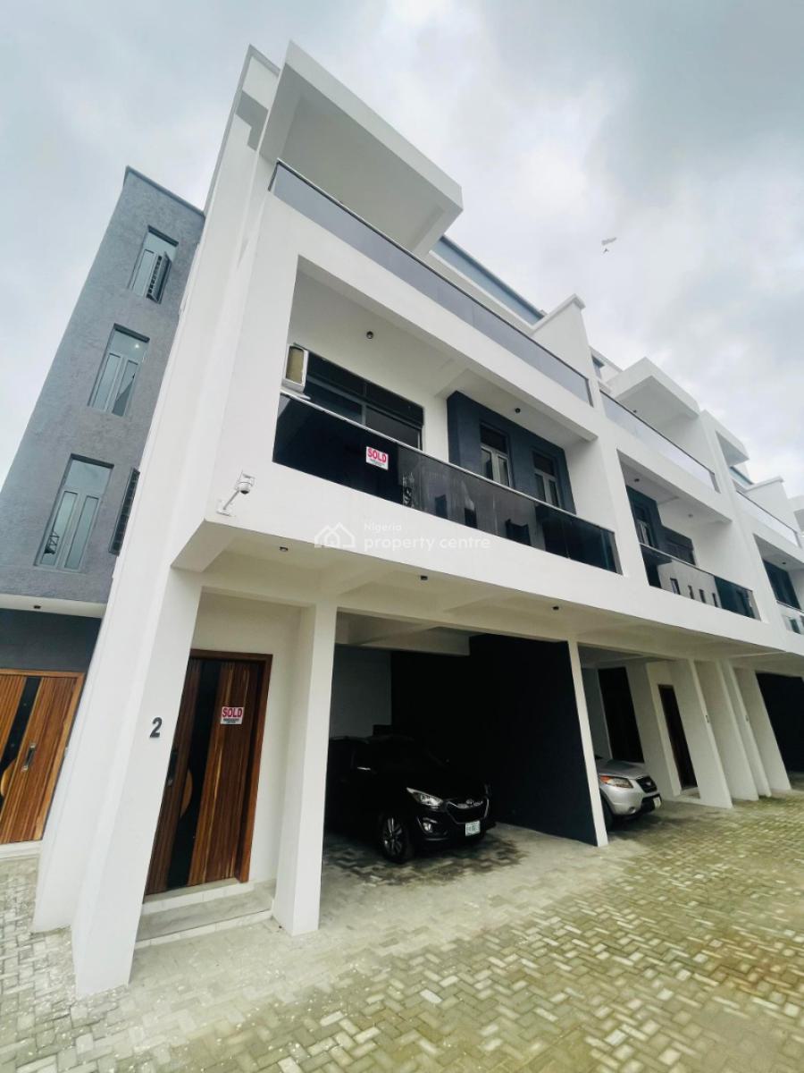 2 Floors Luxury 4-bedroom Terrace Duplex with Bq, Lekki, Lagos, Terraced Duplex for Sale