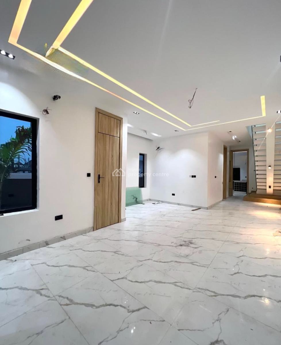 Contemporary 4 Bedroom Semi Detached Duplex with Bq, Chevron, Lekki, Lagos, Semi-detached Duplex for Rent
