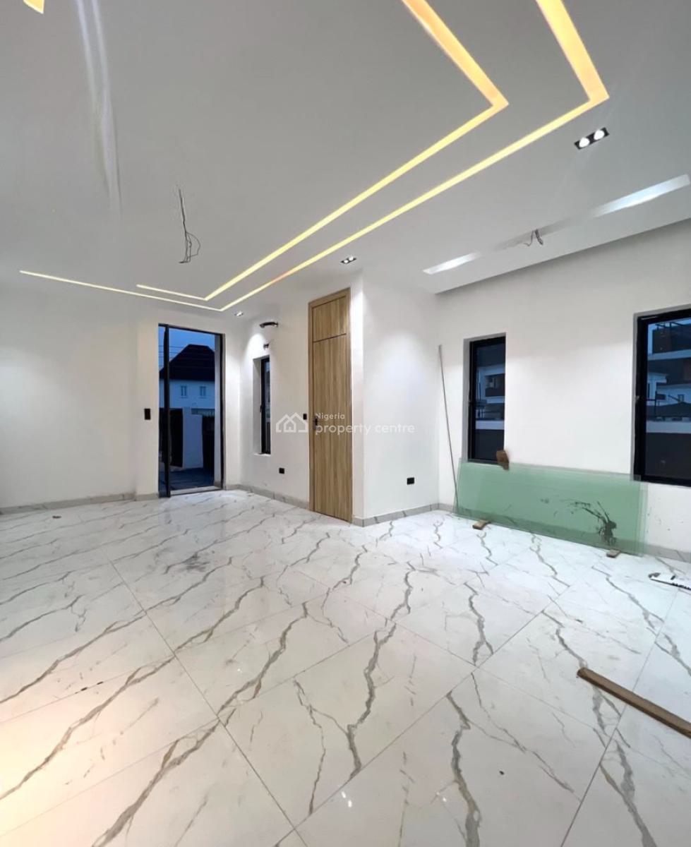 Contemporary 4 Bedroom Semi Detached Duplex with Bq, Chevron, Lekki, Lagos, Semi-detached Duplex for Rent