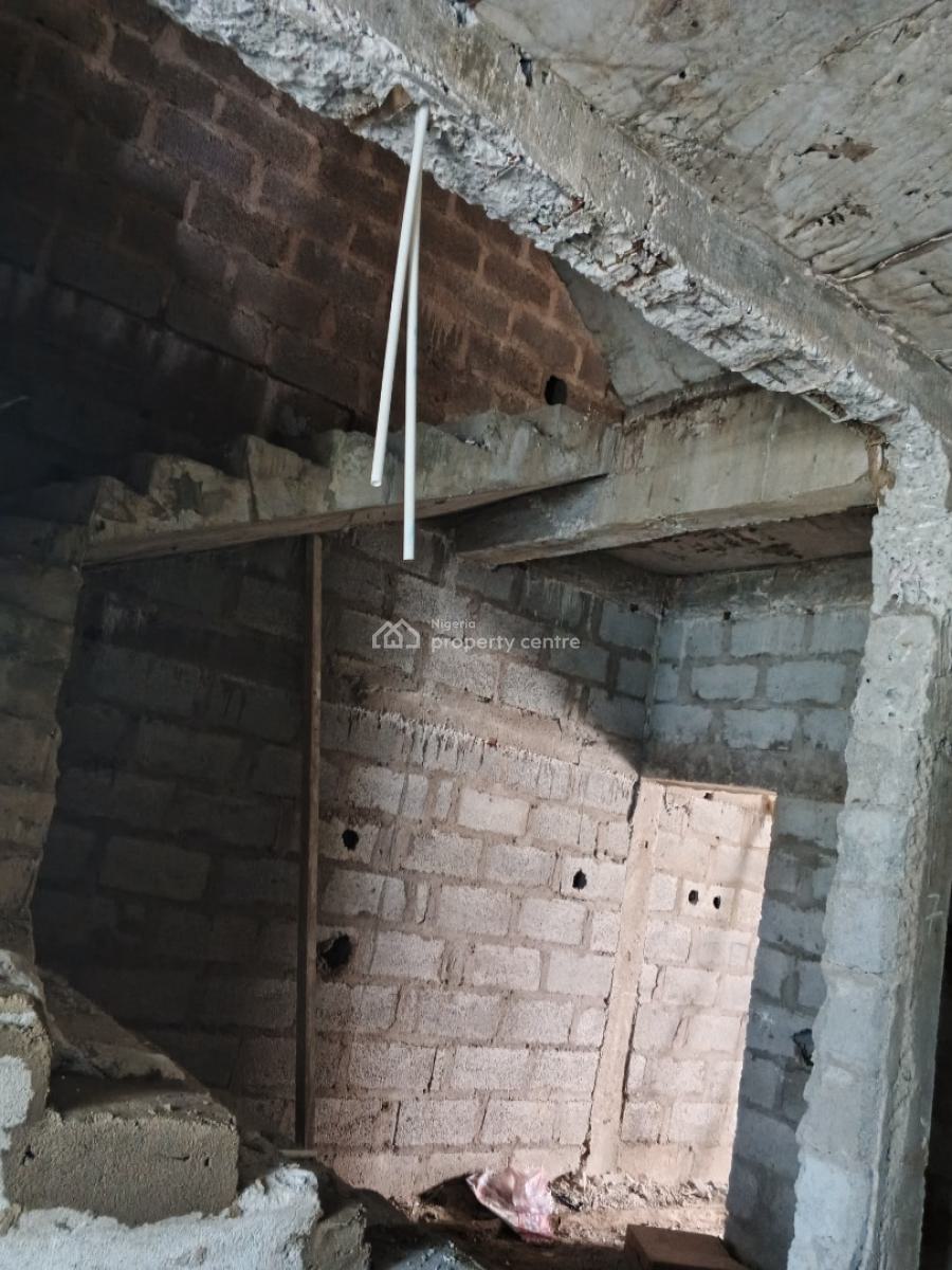 Carcass 4 Bedroom Terrace Duplex, Mabushi, Abuja, Terraced Duplex for Sale