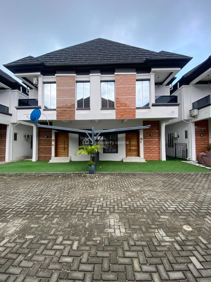 Furnished 4 Bedroom Semi Detached Duplex with Bq and Solar Inverter, Van Daniel, Lekki, Lagos, Semi-detached Duplex for Rent