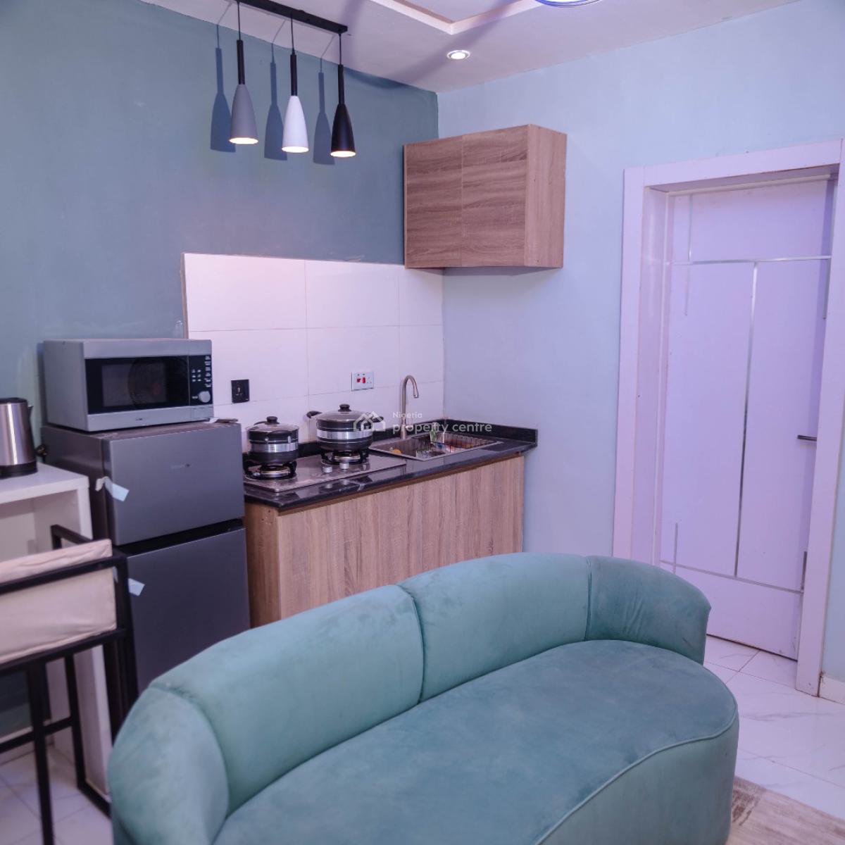 Nicely Furnished 1 Bedroom Apartment, Lawanson, Surulere, Lagos, Flat / Apartment Short Let