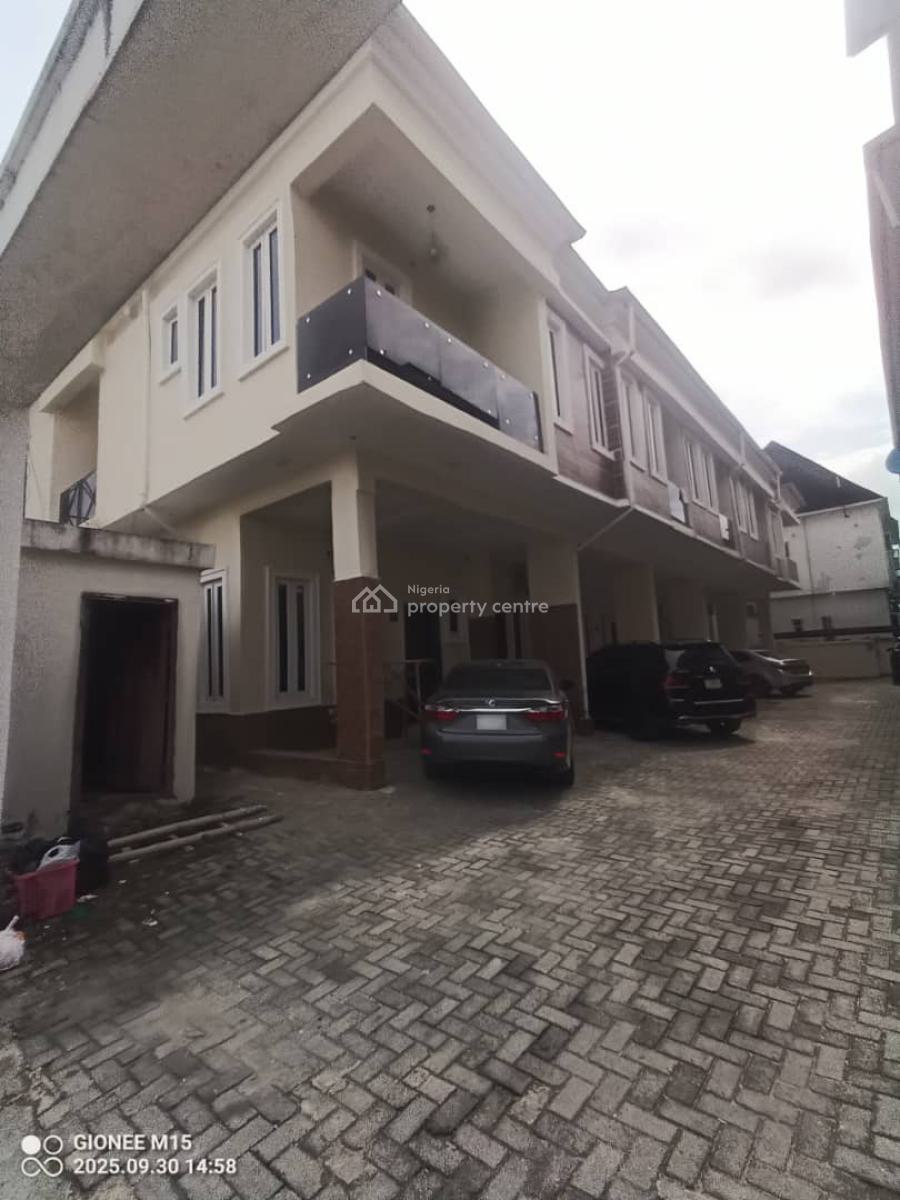 Self Service 4 Bedroom Terrace Duplex with Bq Fitted Kitchen with Amenities, Harris Drive Beside Vgc, Vgc, Lekki, Lagos, Terraced Duplex for Rent