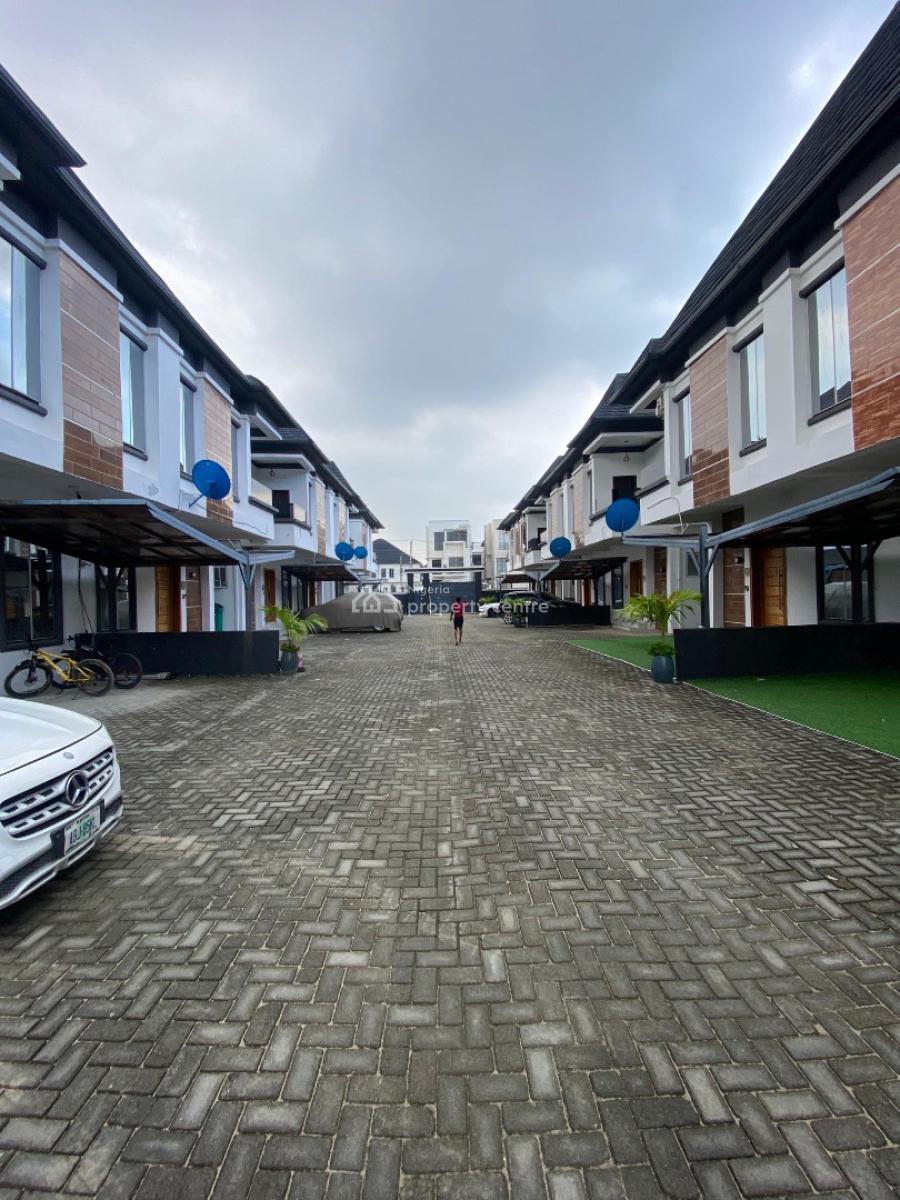Furnished 4 Bedroom Semi Detached Duplex with a Room Bq, Solar Inverter, Orchid, Ikota, Lekki, Lagos, Semi-detached Duplex for Rent
