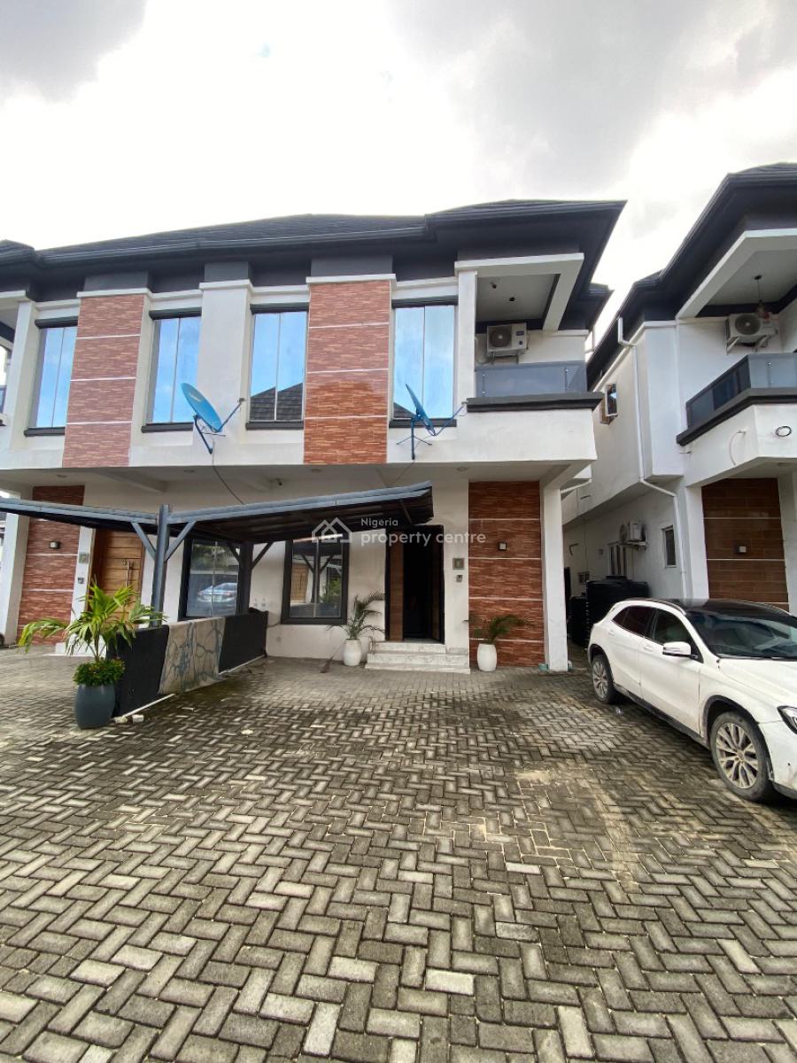 Furnished 4 Bedroom Semi Detached Duplex with a Room Bq, Solar Inverter, Orchid, Ikota, Lekki, Lagos, Semi-detached Duplex for Rent