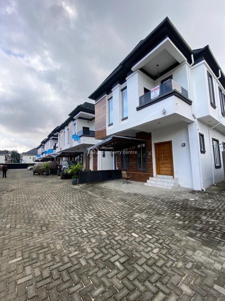 Furnished 4 Bedroom Semi Detached Duplex with a Room Bq, Solar Inverter, Orchid, Ikota, Lekki, Lagos, Semi-detached Duplex for Rent