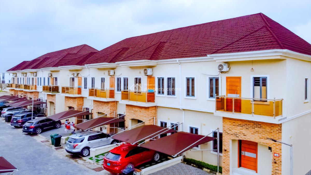 Newly Built 4 Bedroom Terrace Duplex, After Abraham Adesanya Traffic Light, Ajah, Lagos, House for Sale